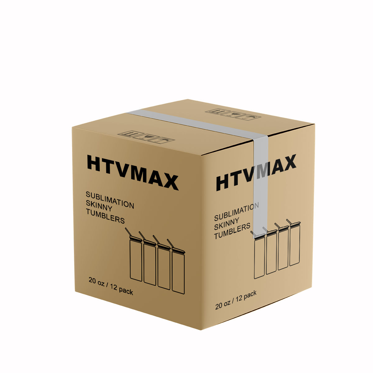 Stainless Steel Skinny 12 oz-12pk