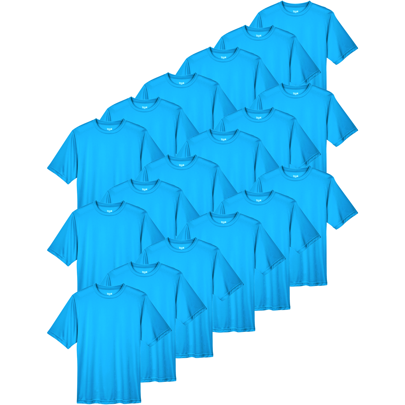 Team®365™ Men's SS Wholesale - Atomic Blue