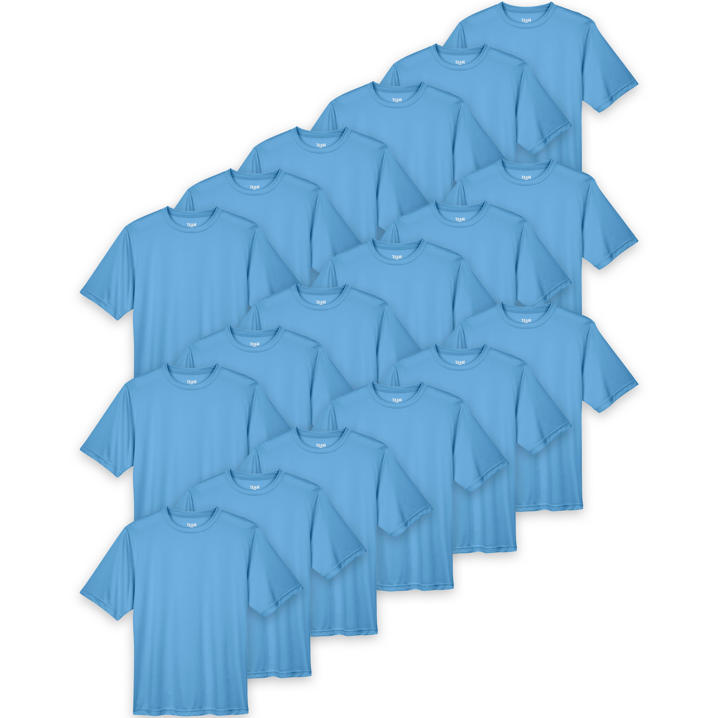Team®365™ Men's SS Wholesale - Light Blue