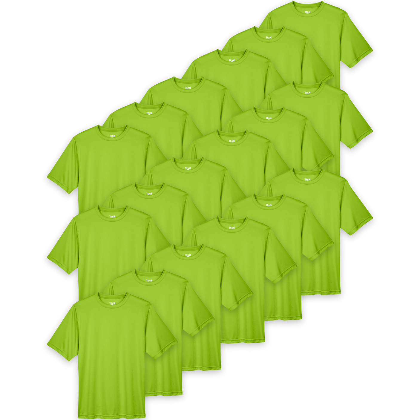 Team®365™ Men's SS Wholesale - Lime Green