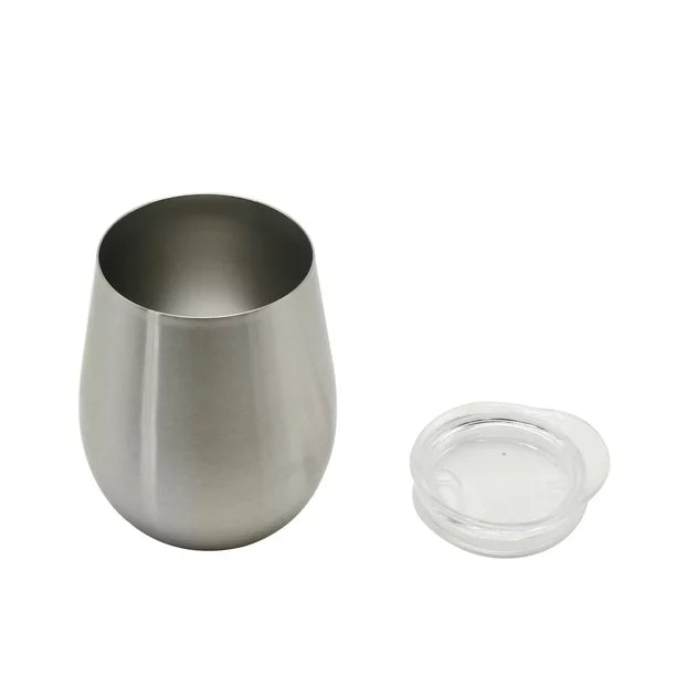10 oz Teardrop Wine Stainless Steel Tumbler