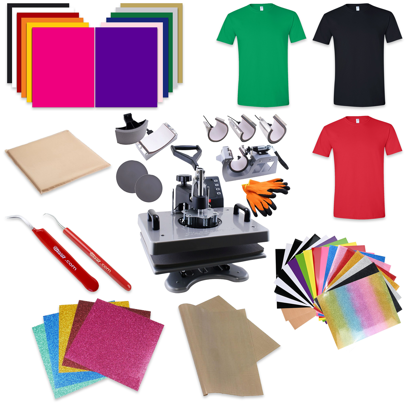 8 in 1 Heat Press Bundle