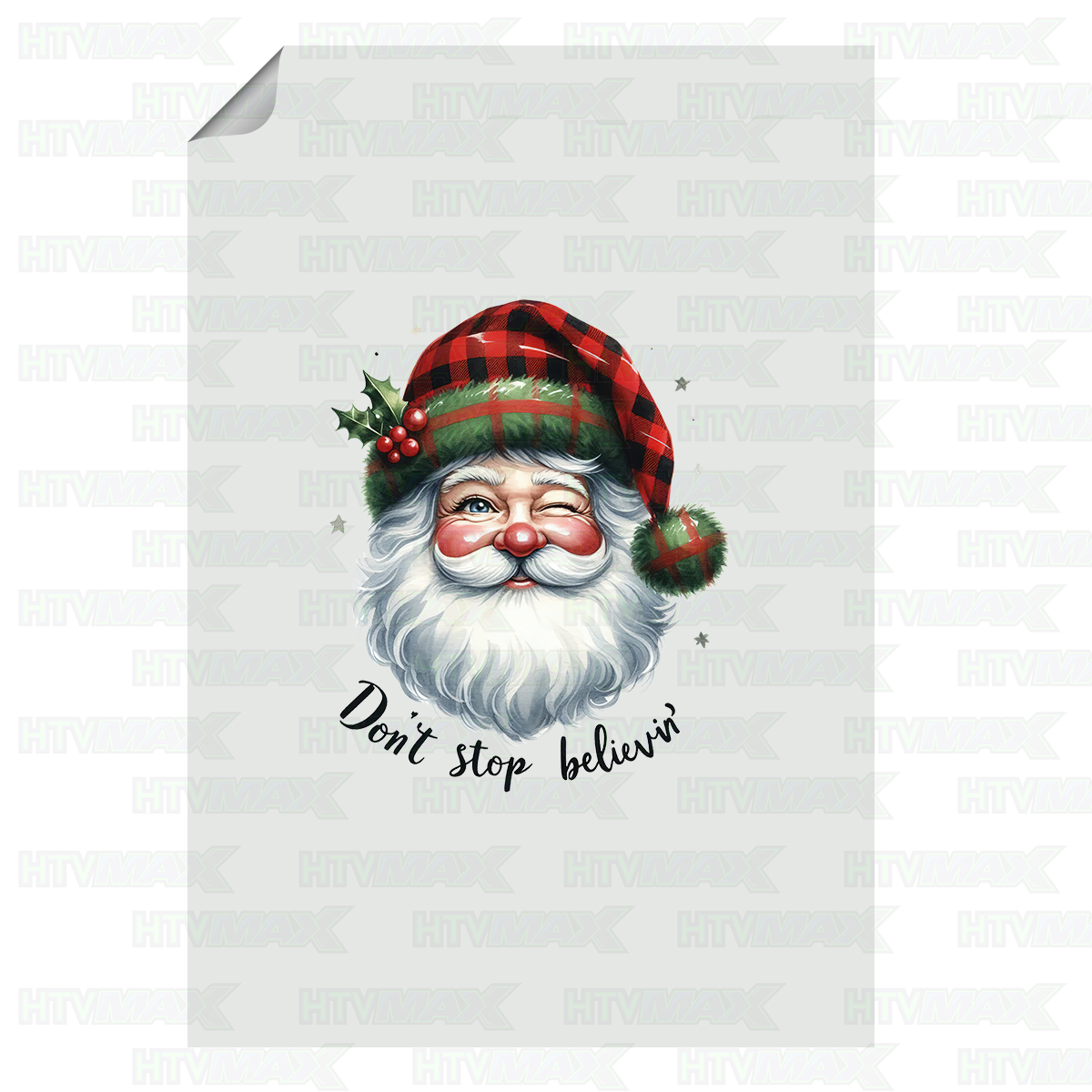 Christmas DTF Prints - Don't Stop Believin 2