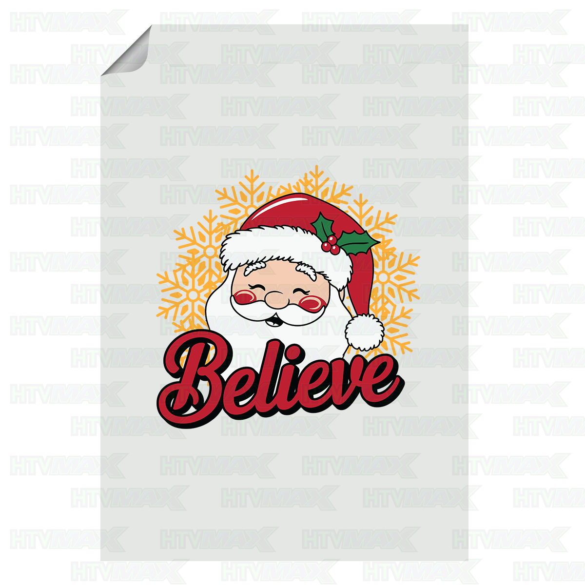 Christmas DTF Prints - Believe