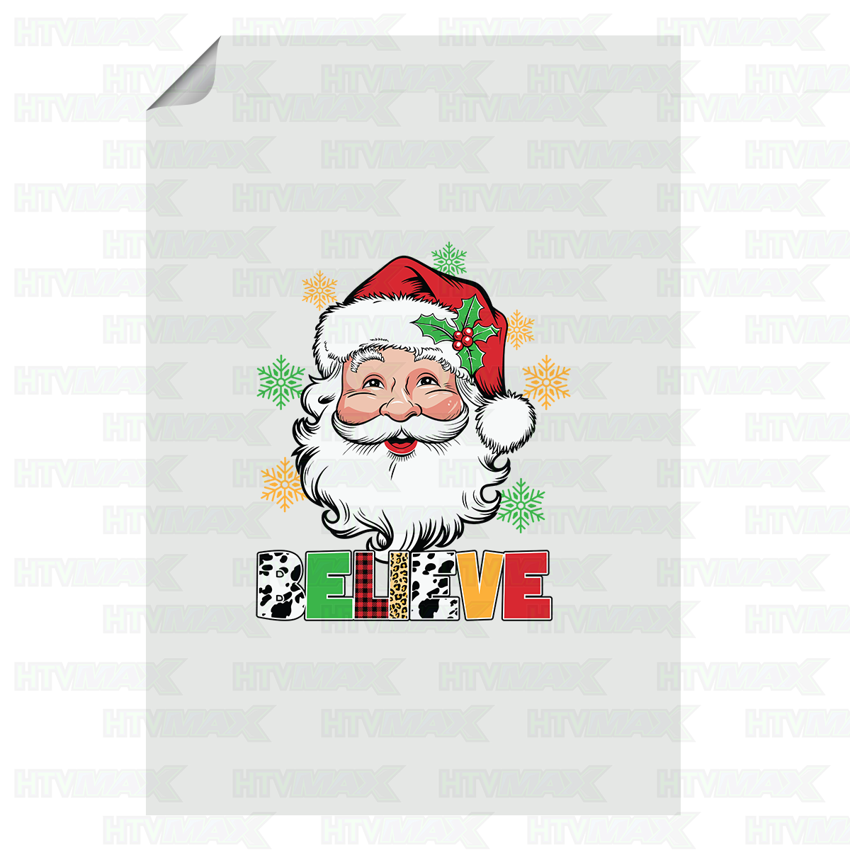 Christmas DTF Prints - Believe 2