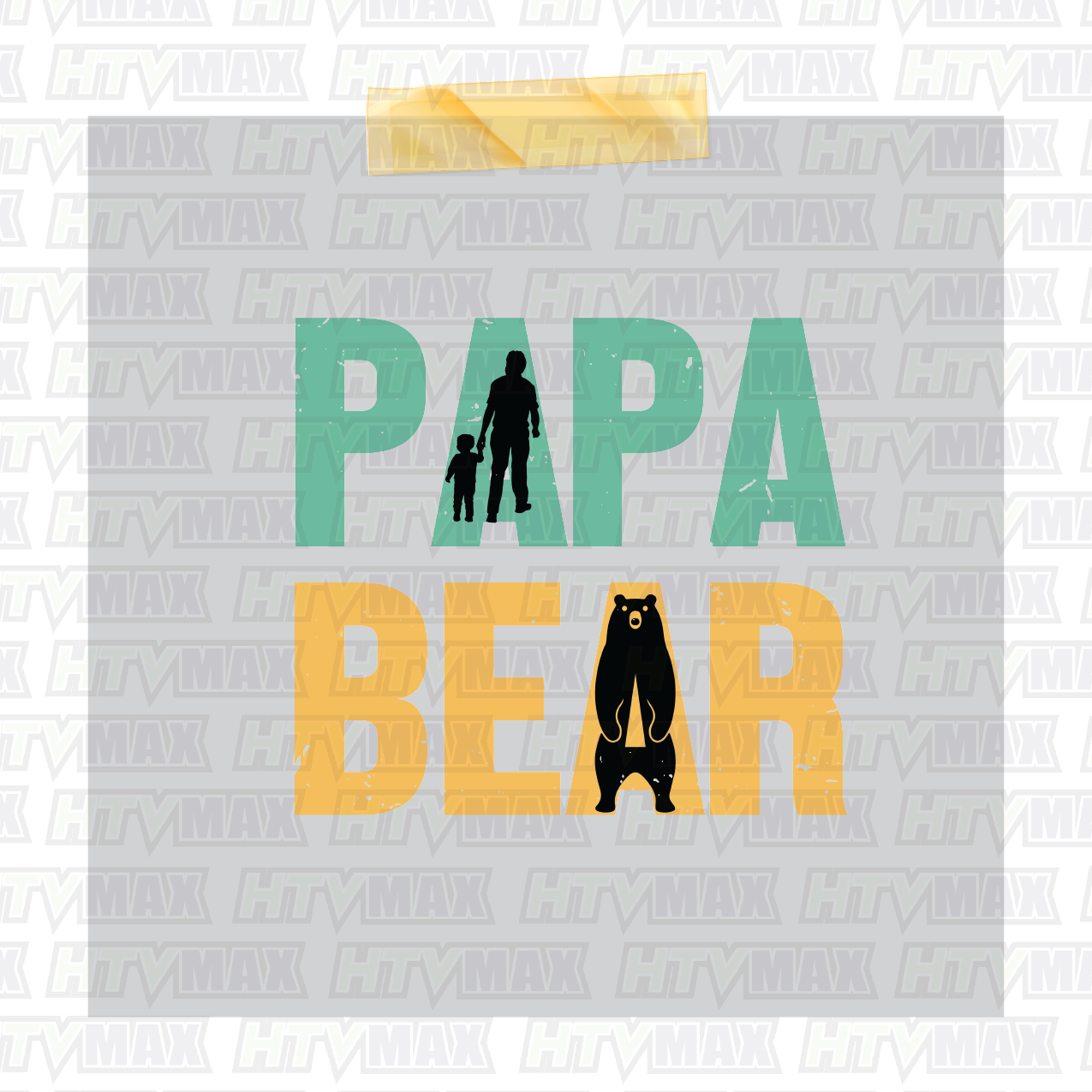 Father's Day DTF Prints - Papa Bear