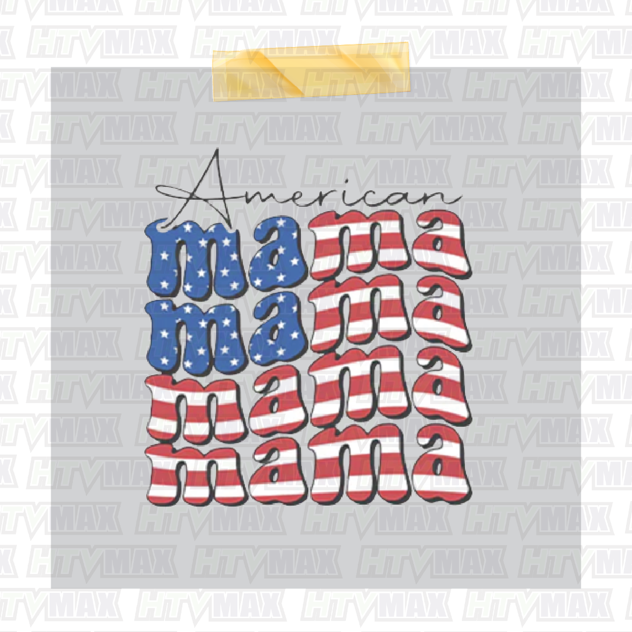 4TH of July DTF Prints - American Mama 2