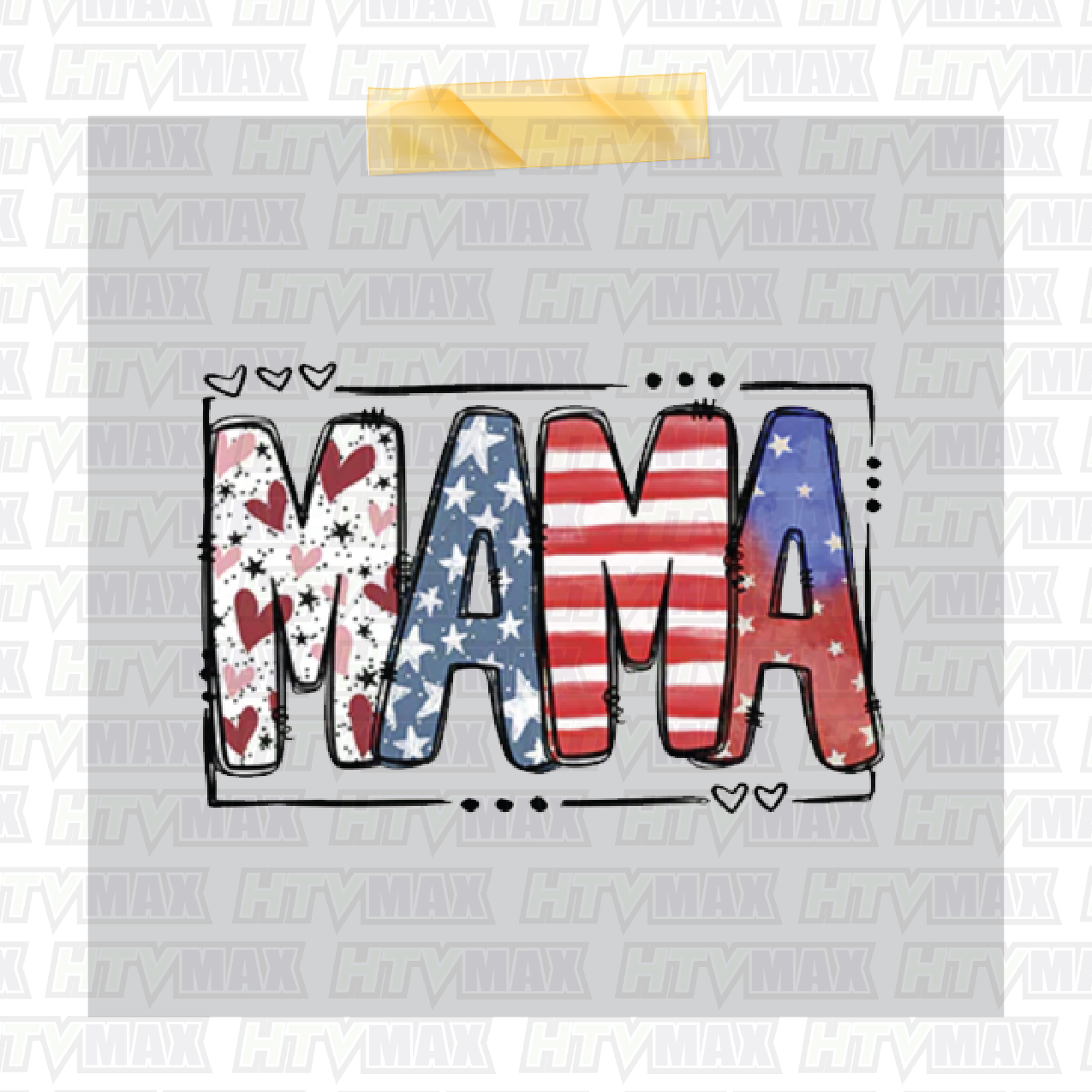 4TH of July DTF Prints - Mama 2