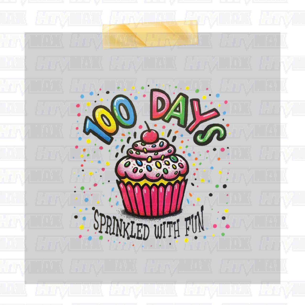 100 Days of School DTF Prints - 100 Days Sprinkled With Fun