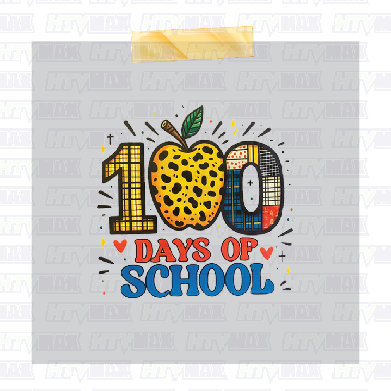 100 Days of School DTF Prints - 100 Days Of School