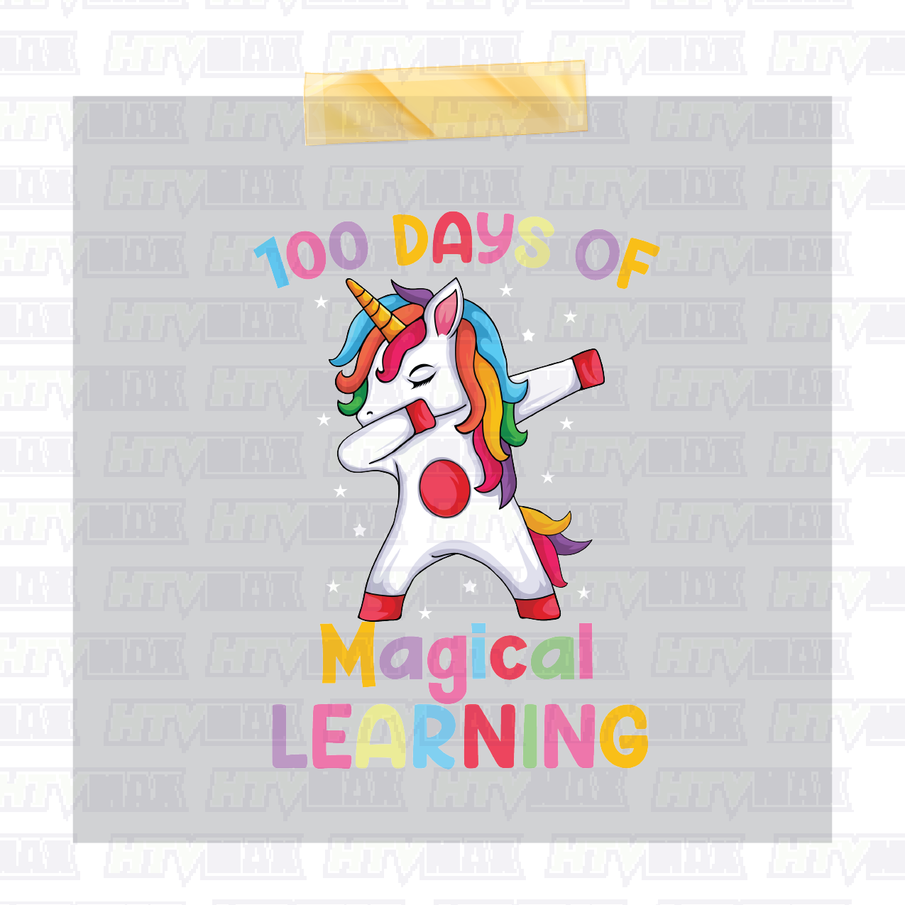 100 Days of School DTF Prints - 100 Days Of Magical Learning
