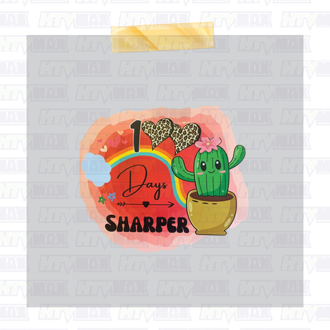 100 Days of School DTF Prints - 100 Days Sharper