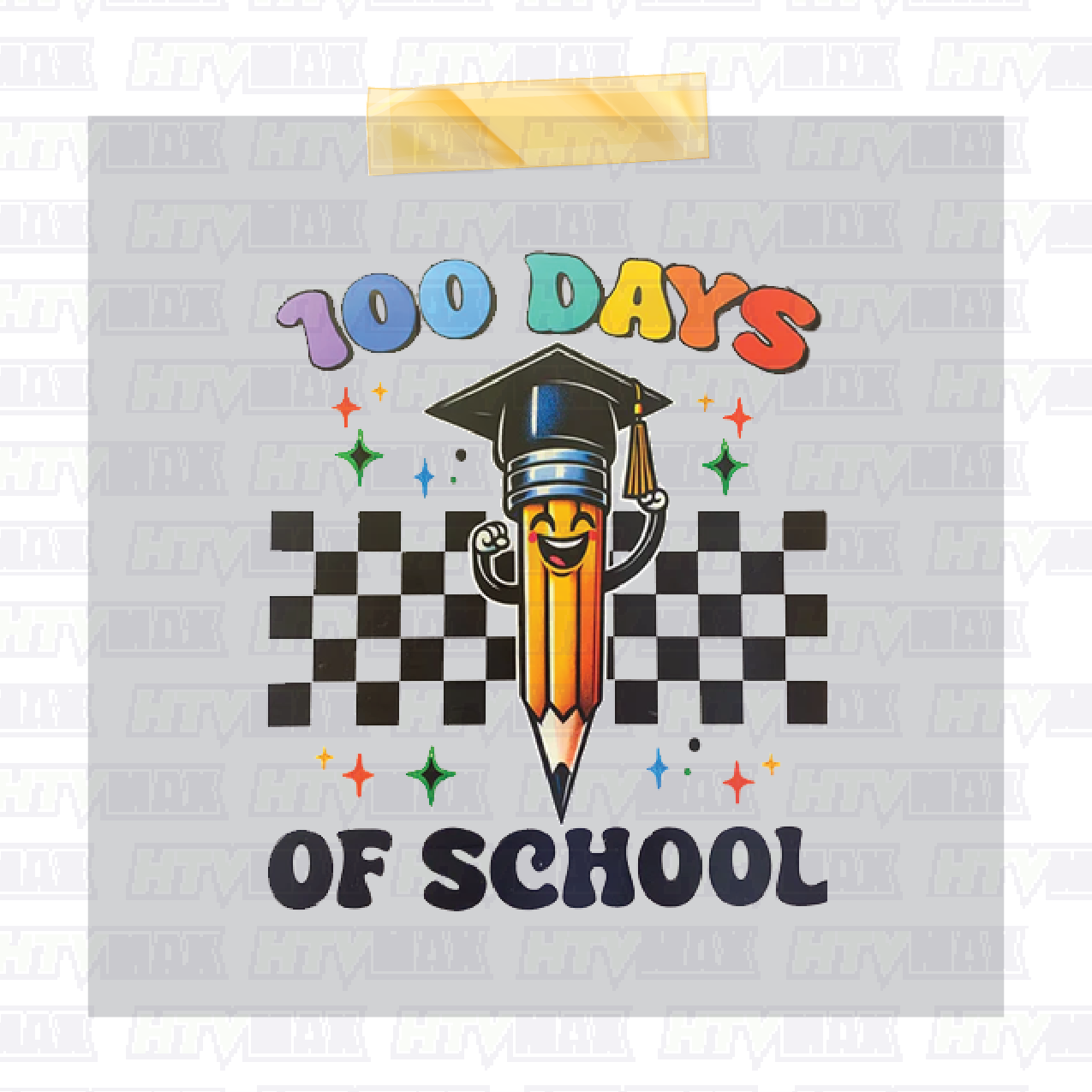 100 Days of School DTF Prints - 100 Days Of School 4