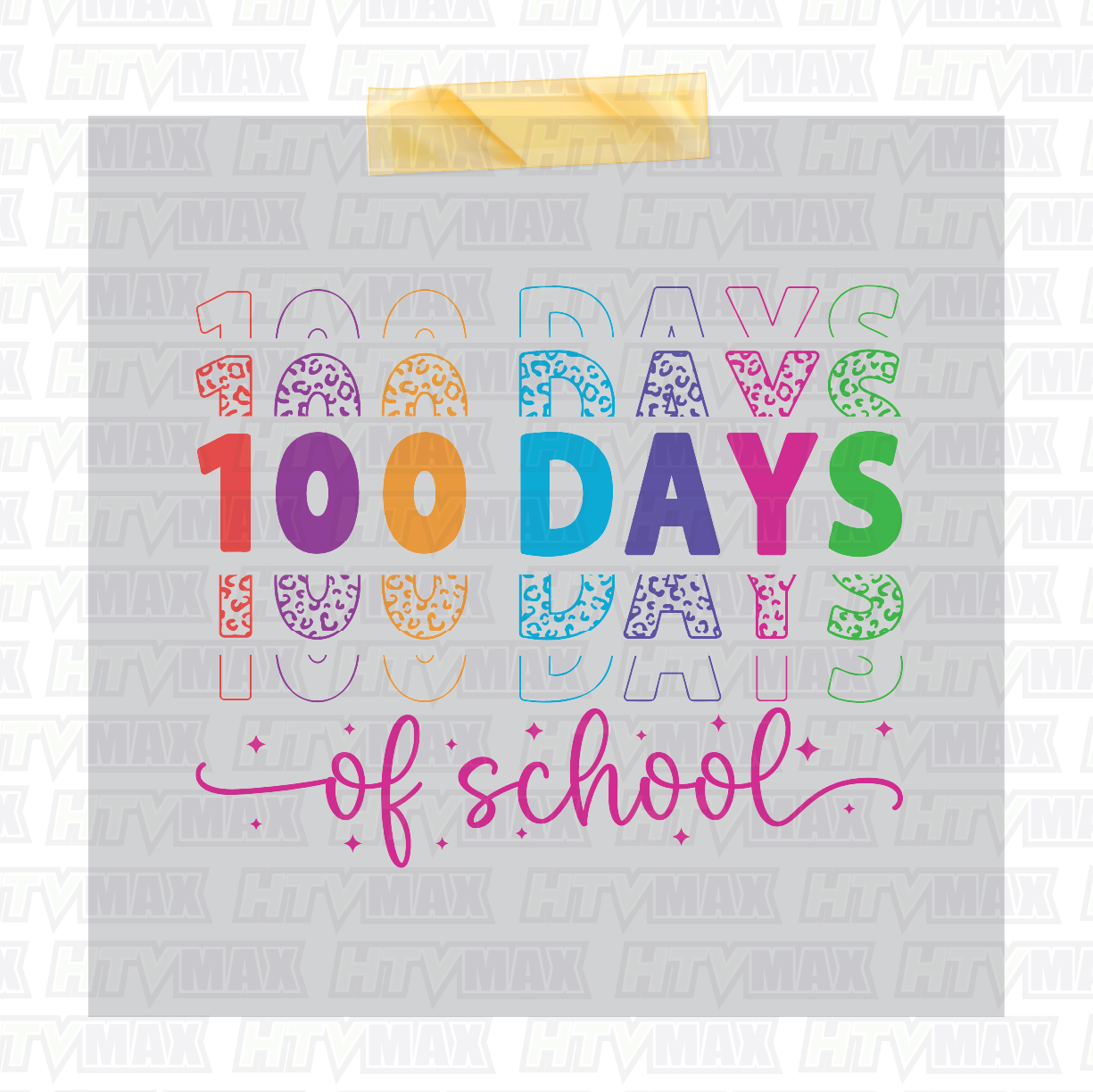 100 Days of School DTF Prints - 100 Days Of School 6