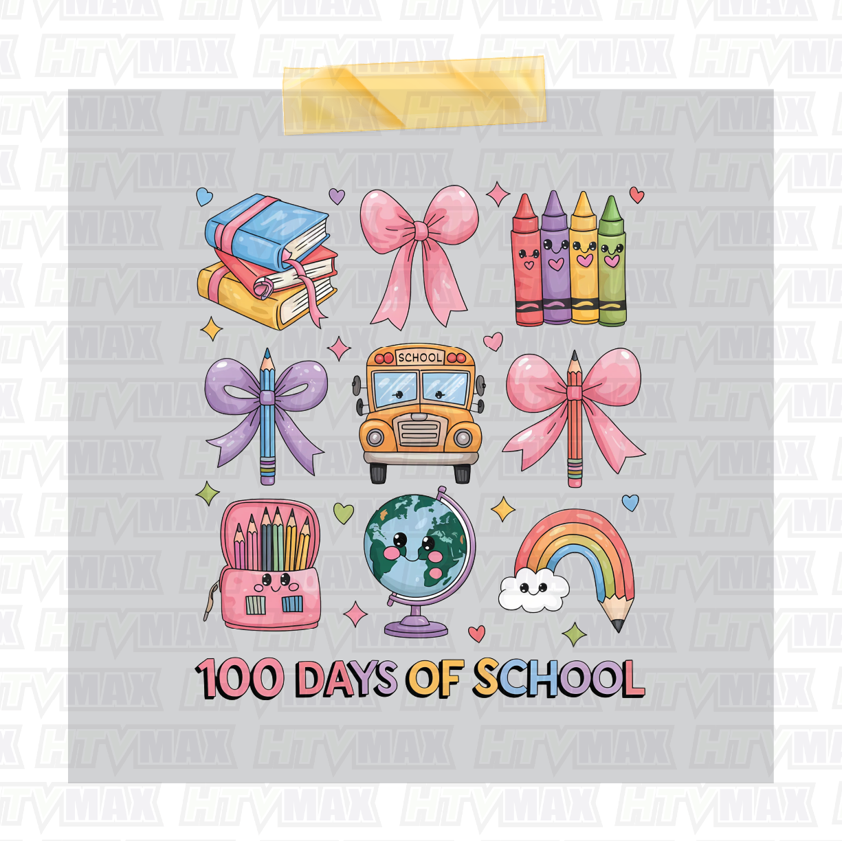 100 Days of School DTF Prints - 100 Days Of School 7