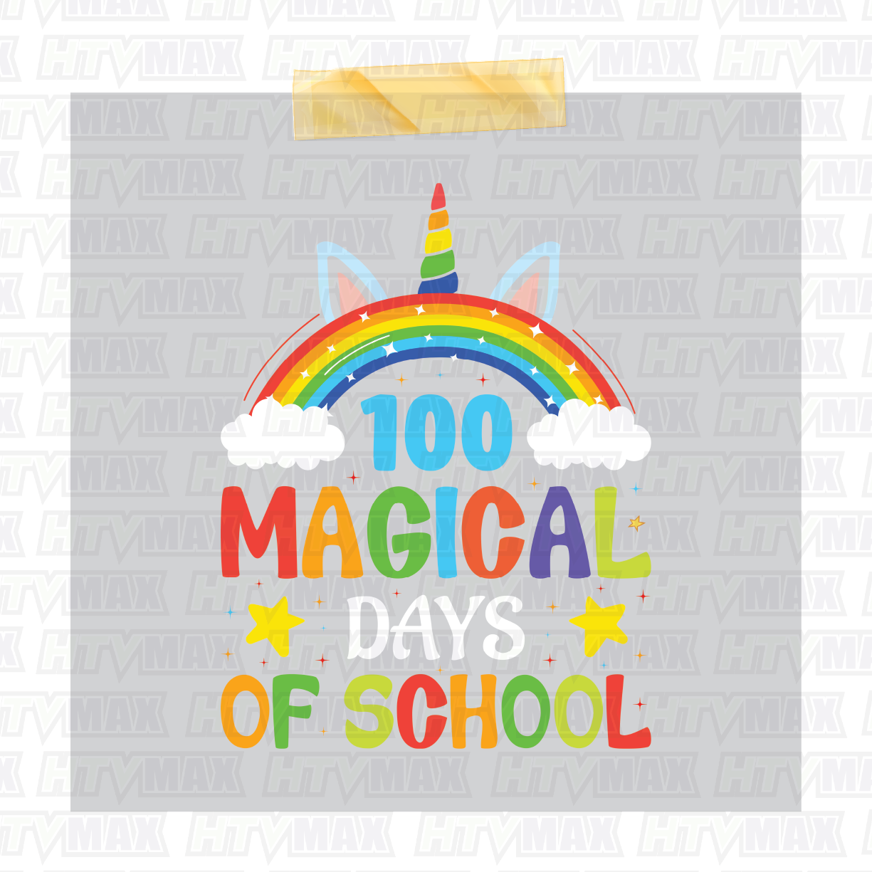 100 Days of School DTF Prints - Magical Days Of School