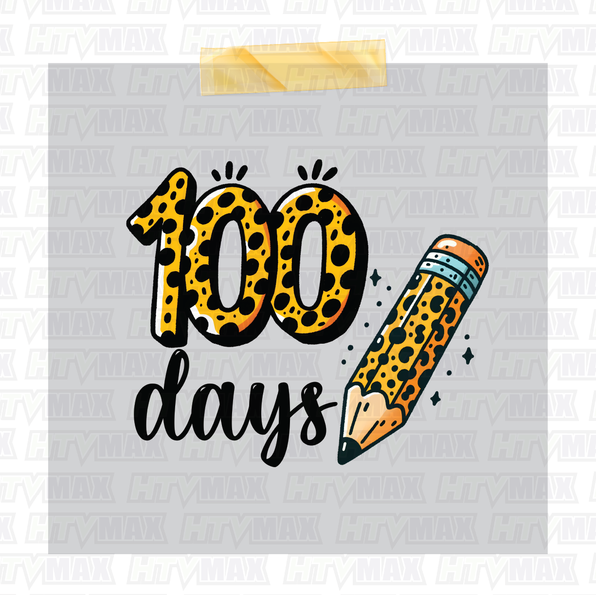 100 Days of School DTF Prints - 100 Days 2
