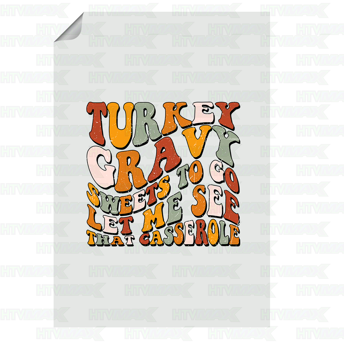 Thanksgiving DTF Prints - Turkey, Gravy, Casserole