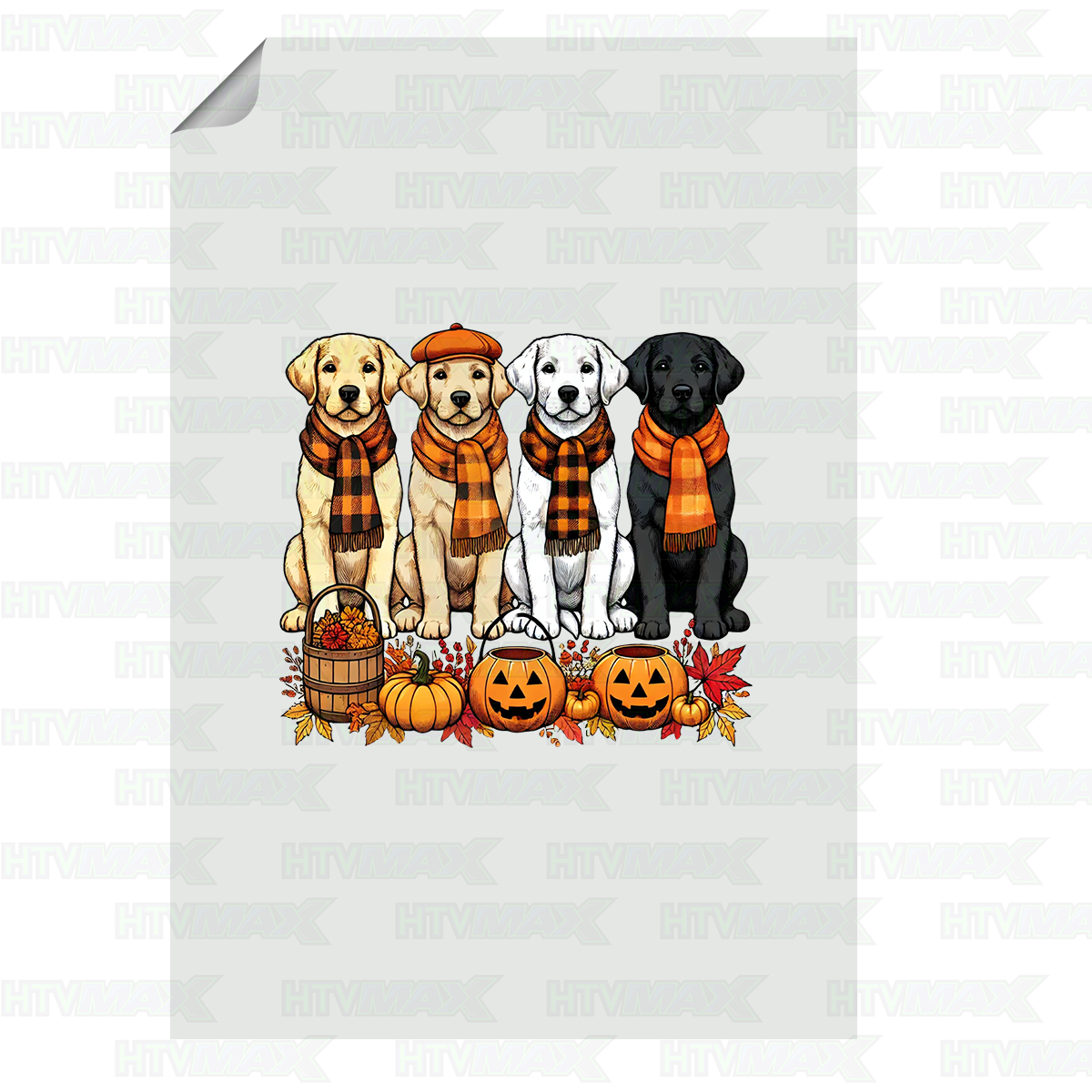 Thanksgiving DTF Prints - Puppies 2