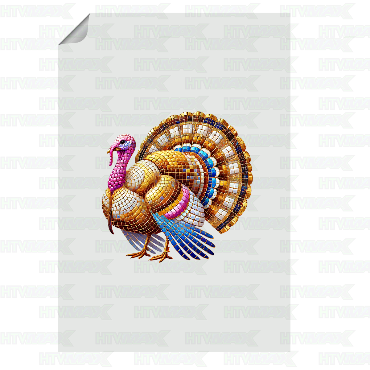Thanksgiving DTF Prints - Turkey Portrait
