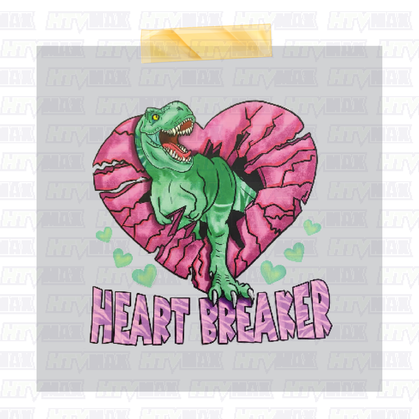 Valentines DTF Prints - Heart Breaker