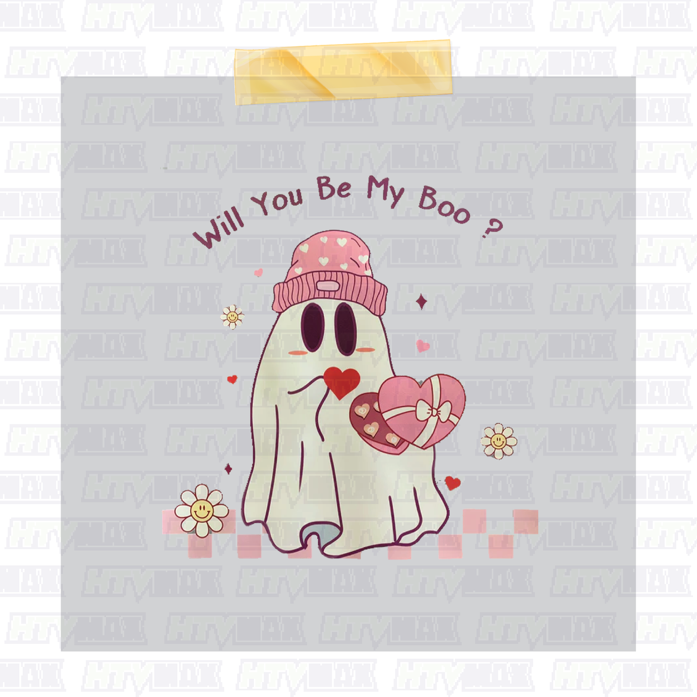Valentines DTF Prints - Will You Be My Boo
