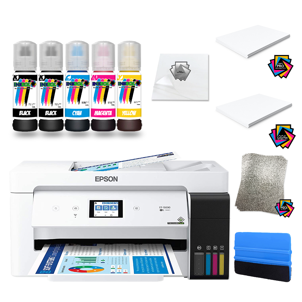 Epson ET-15000 Water Base Eco-Solvent Ink Printer Combo