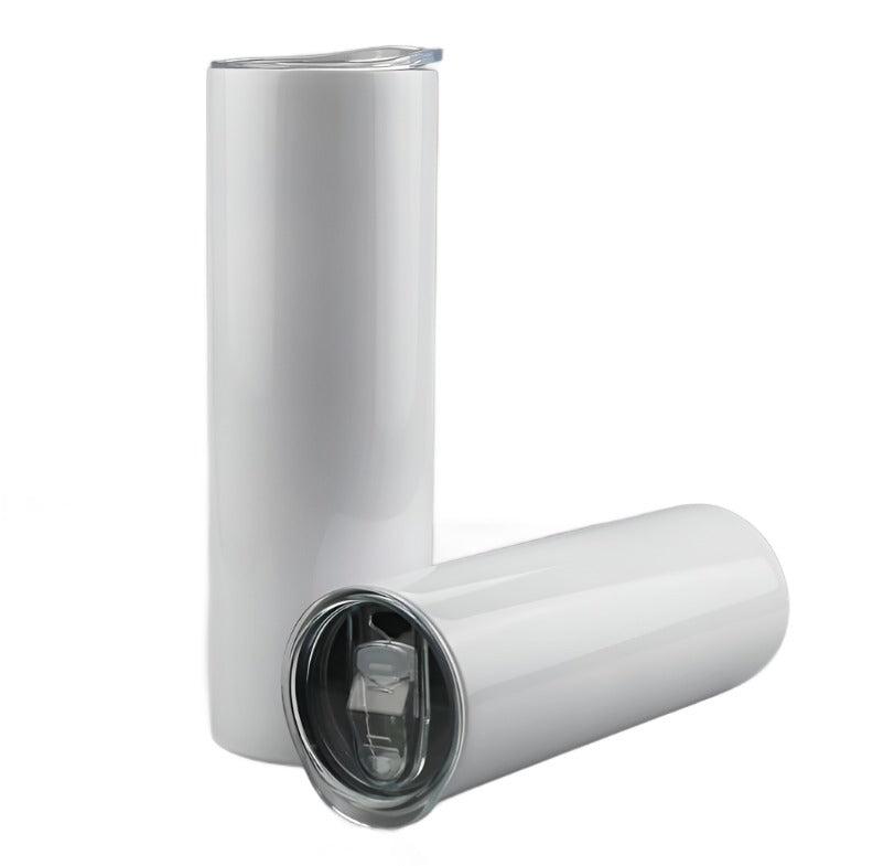 Blank Tapered White Sublimation Tumbler - 20 oz