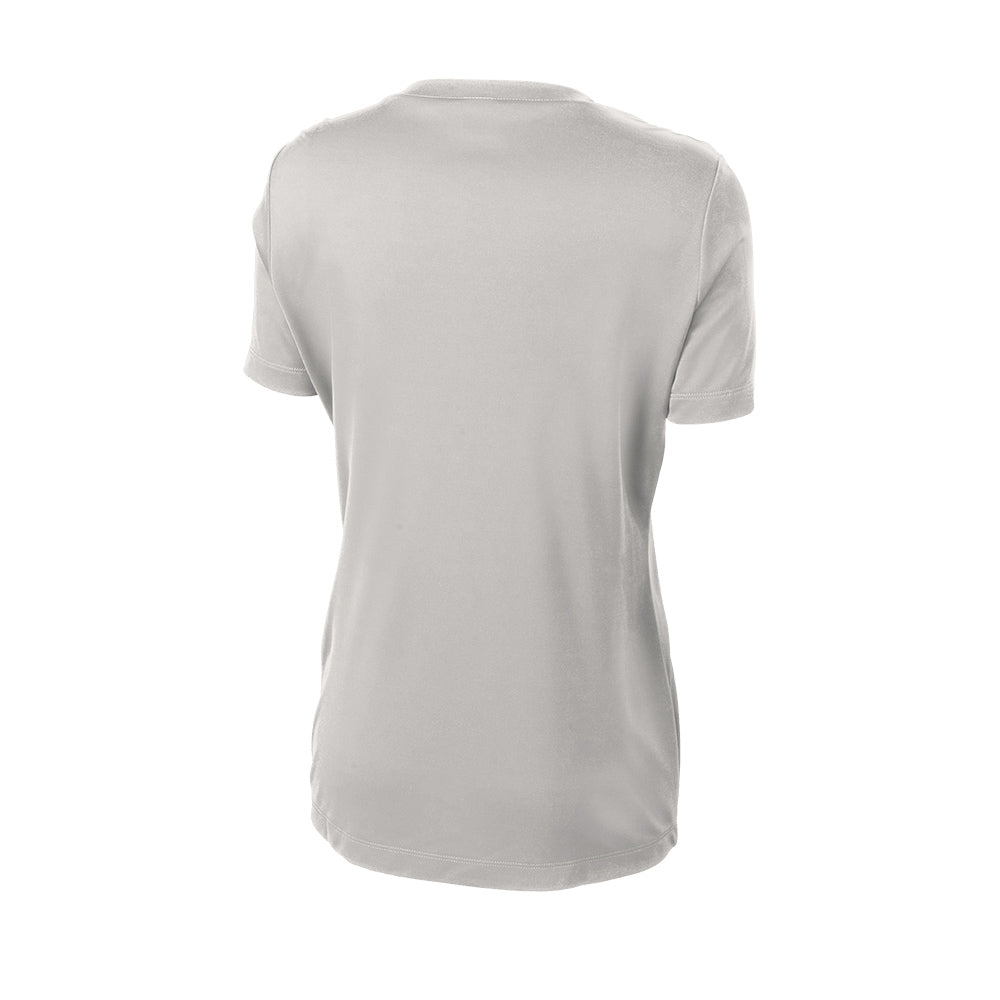 Silver - Sport-Tek® Women's Short Sleeve