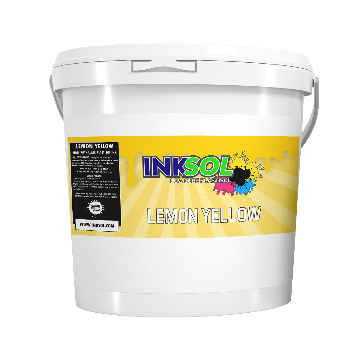 InkSol™ Low Cure Plastisol Lemon Yellow