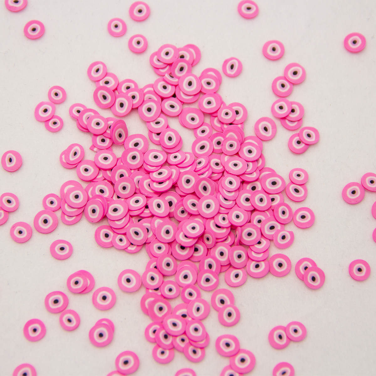 Pink Eye Clay Shapes