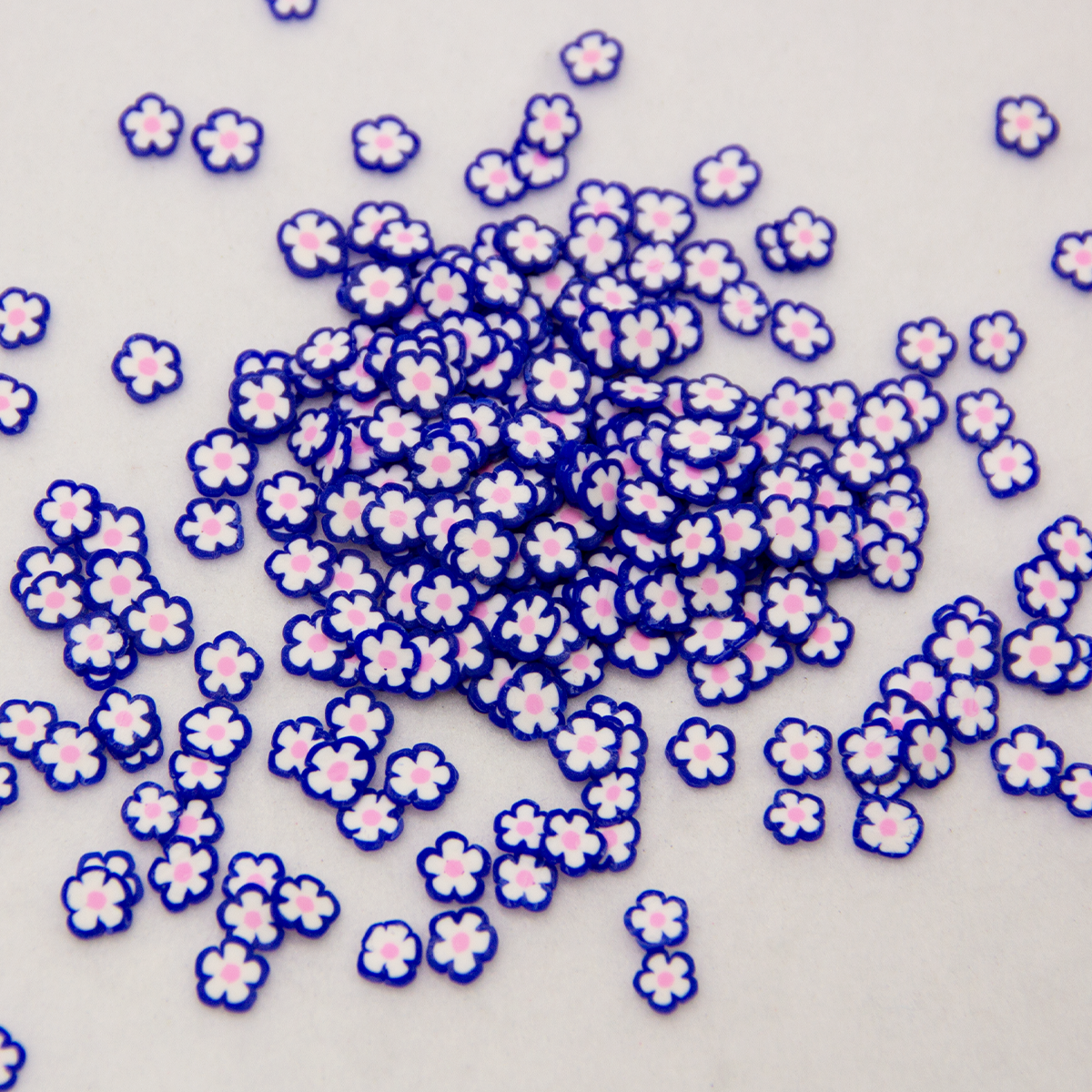 Purple & White Clay Shapes