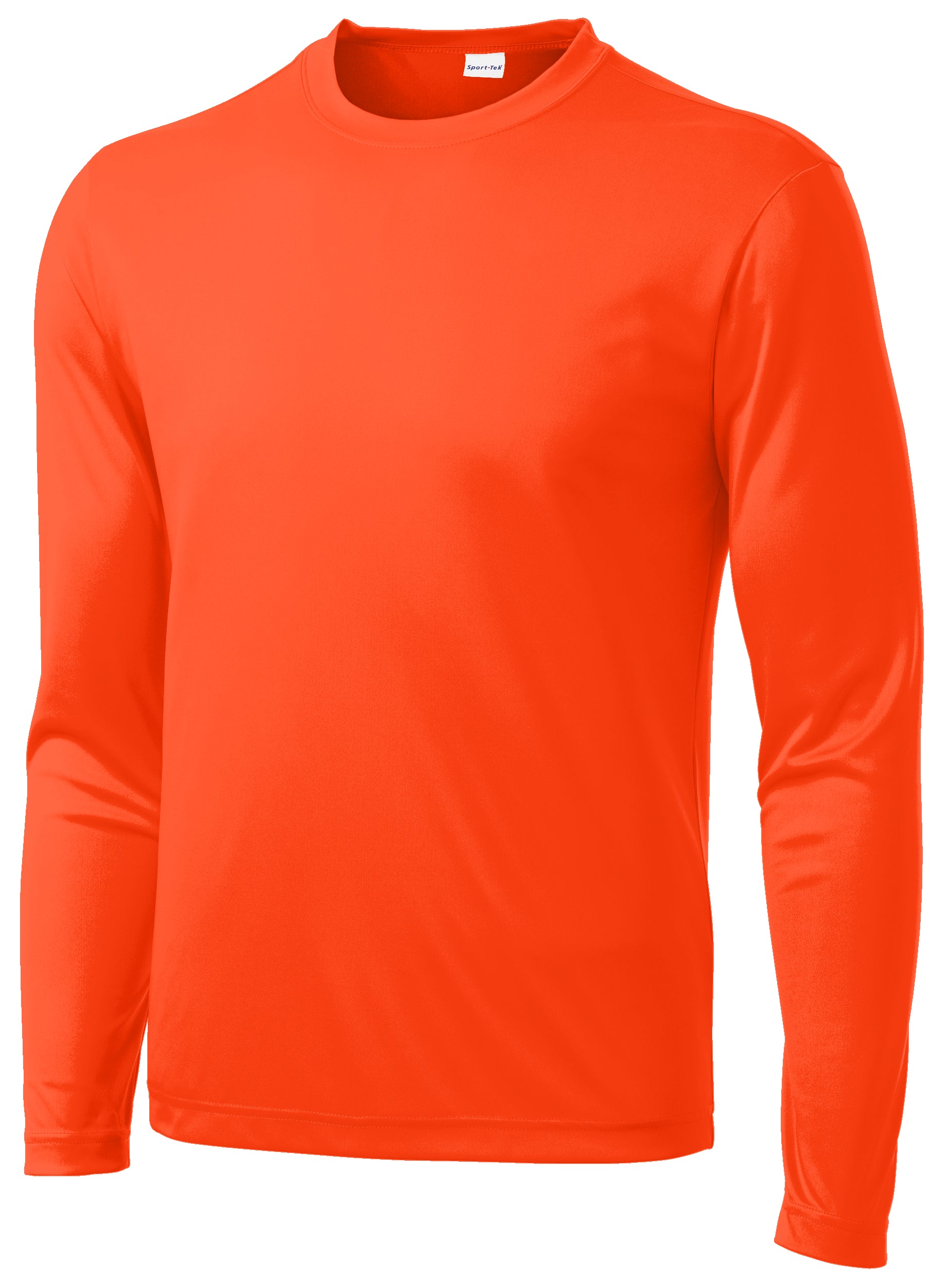 Neon orange shop long sleeve shirt