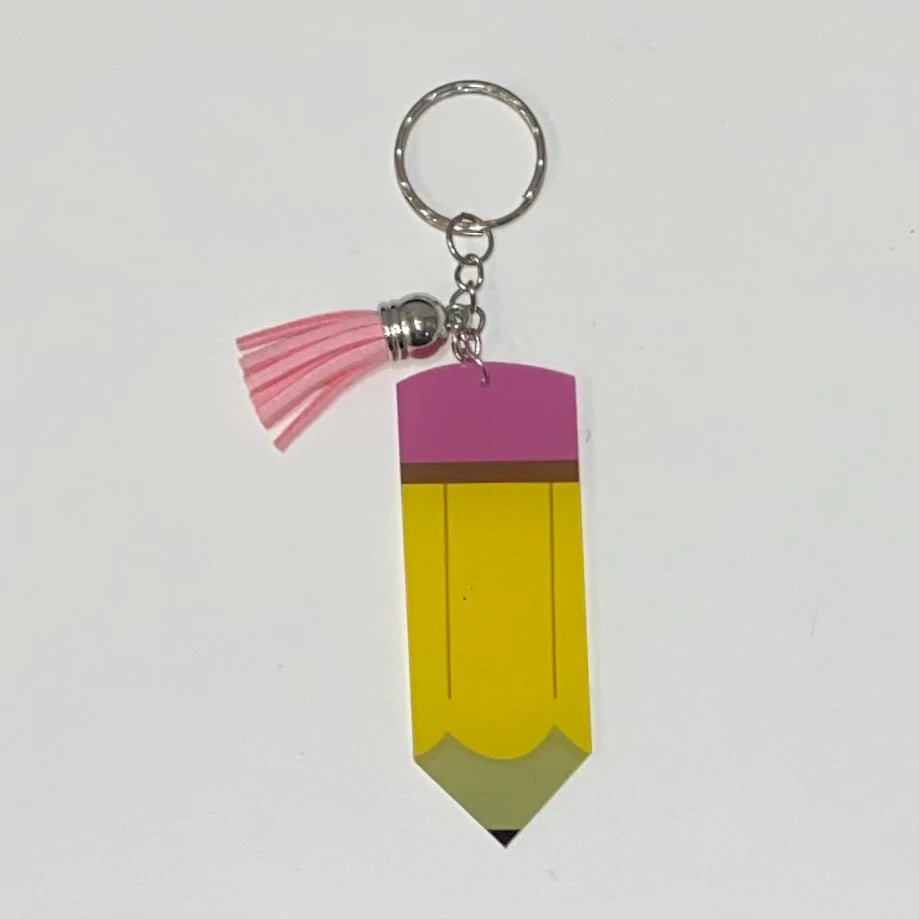 Pencil Key Chain color mix