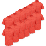BAW® Fishing Shirt Men's SS Wholesale - Coral