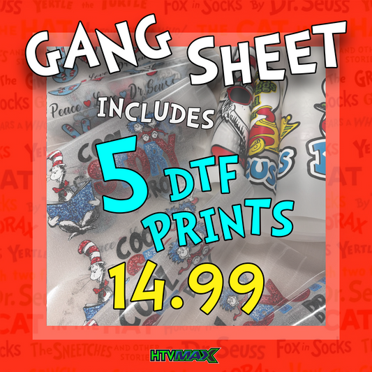 5 Print Bundle Gang Sheet