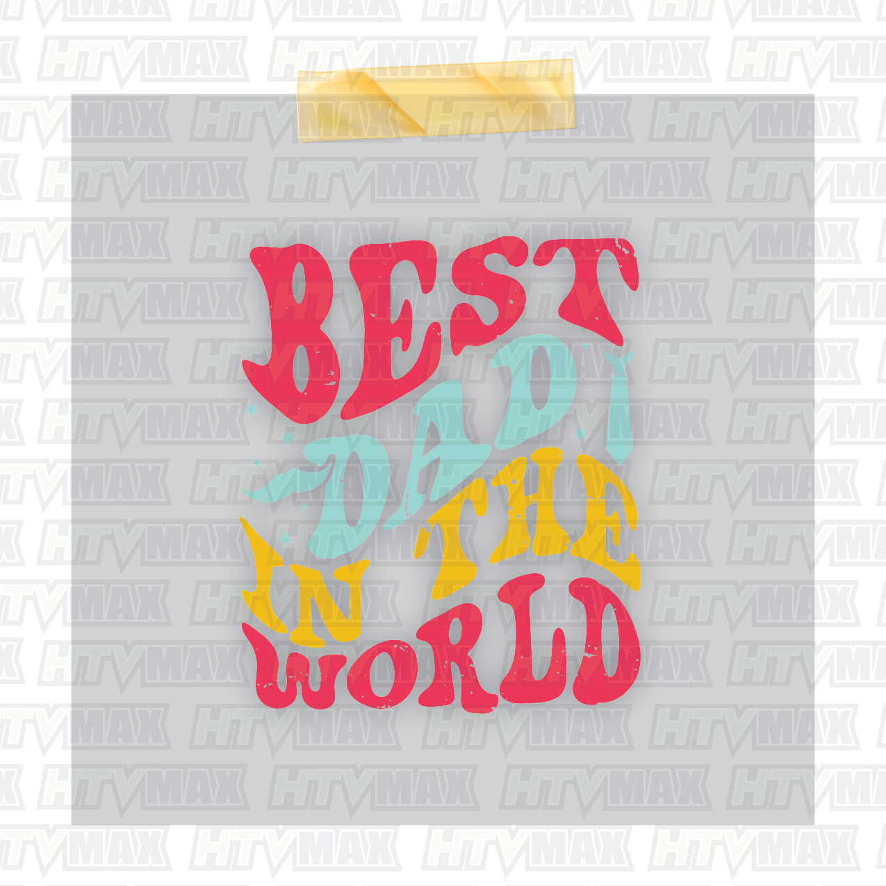 Father's Day DTF Prints - Best Dad In The World