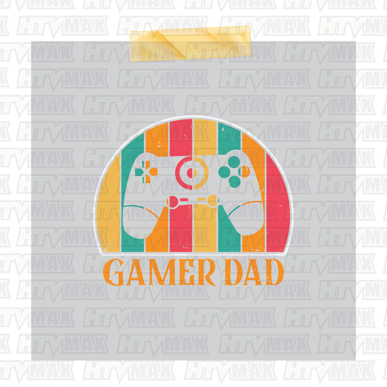 Father's Day DTF Prints - Gamer Dad