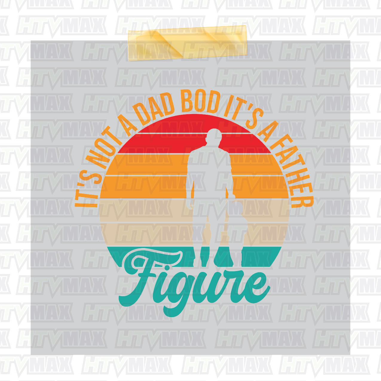 Father's Day DTF Prints - Dad Bod, Father Figure