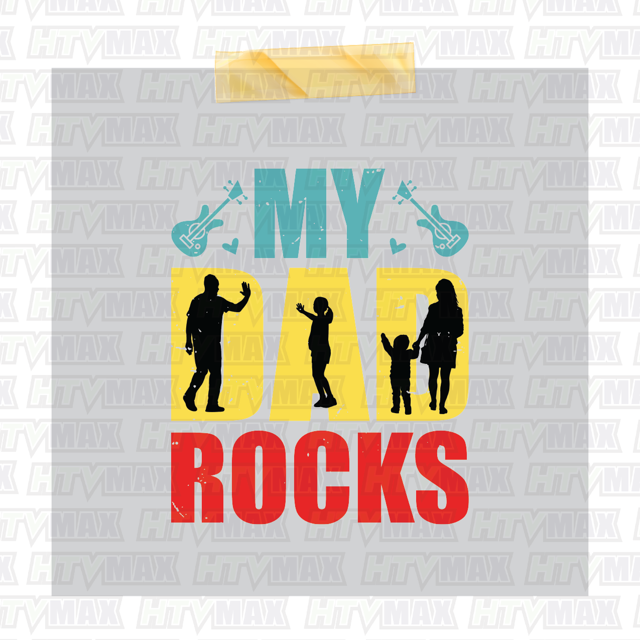 Father's Day DTF Prints - My Dad Rocks