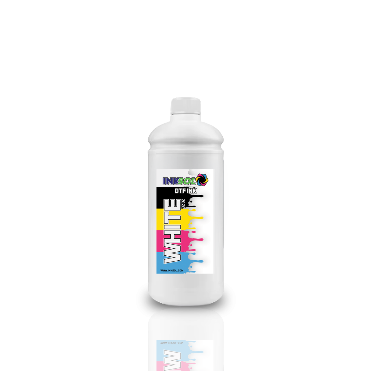 InkSol™ DTF Ink – White | High Opacity Direct to Film Ink