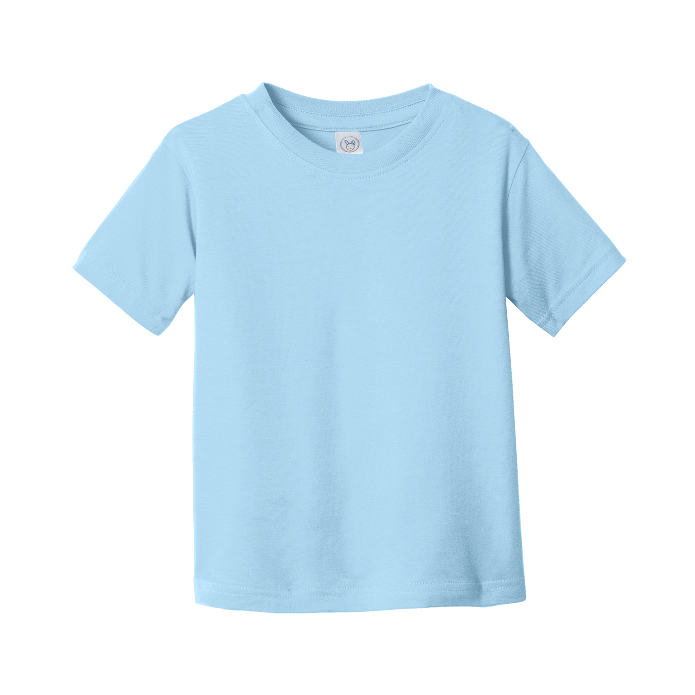 Rabbit Skins Toddler Fine Jersey Tee - Light Blue