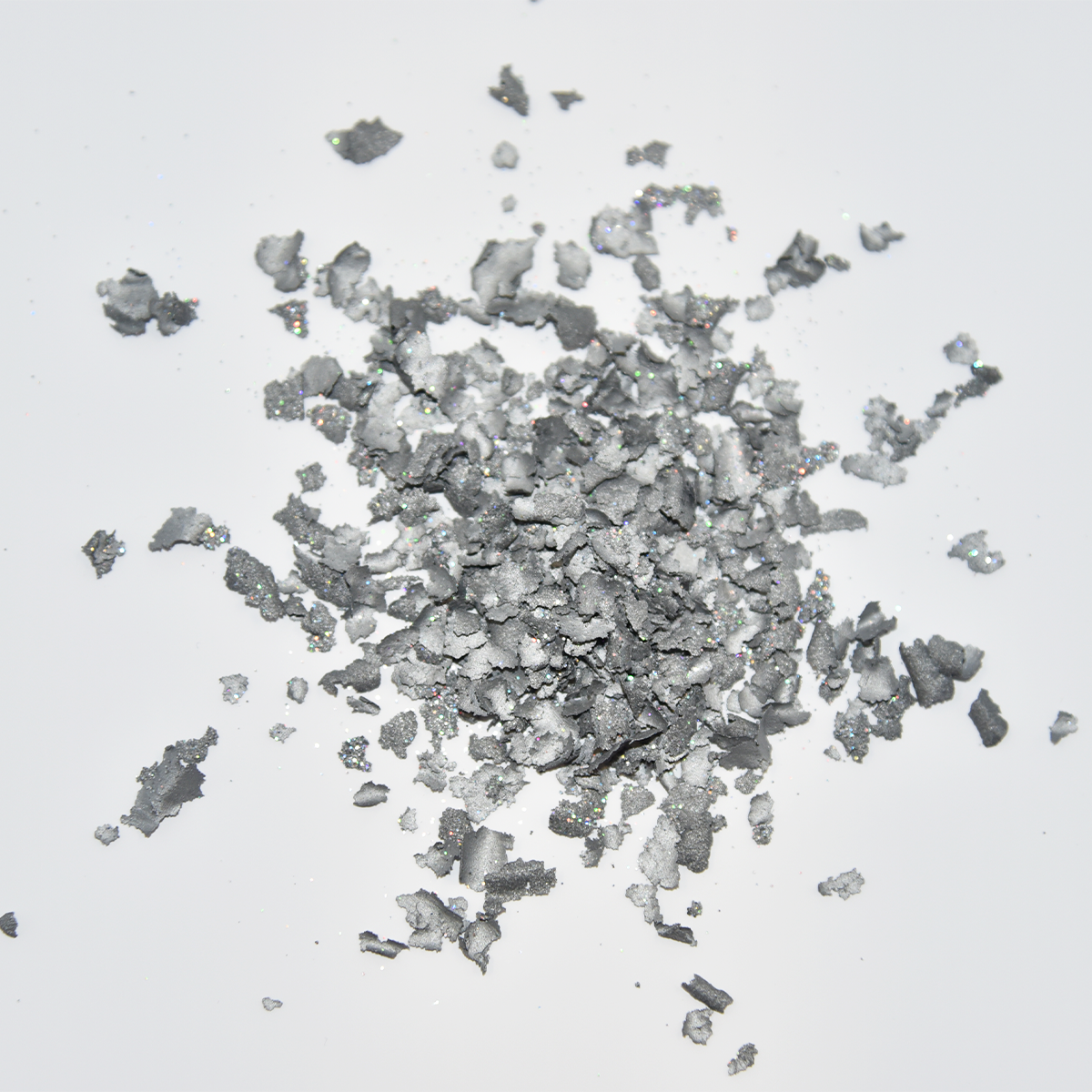Metallic Silver Glitter SCREEN PRINT CONFETTI
