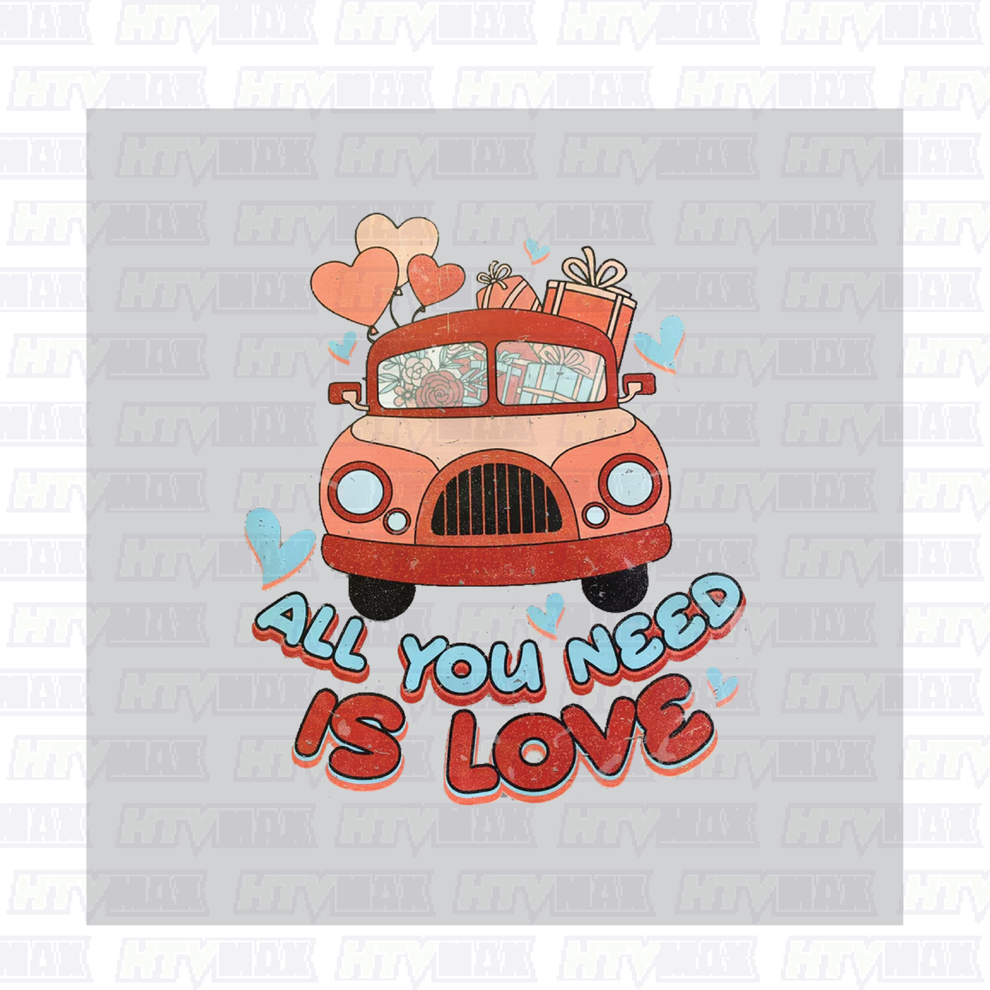 Valentines DTF Prints - All You Need Is Love