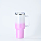 40 oz Glitter Sublimation Travel Tumbler