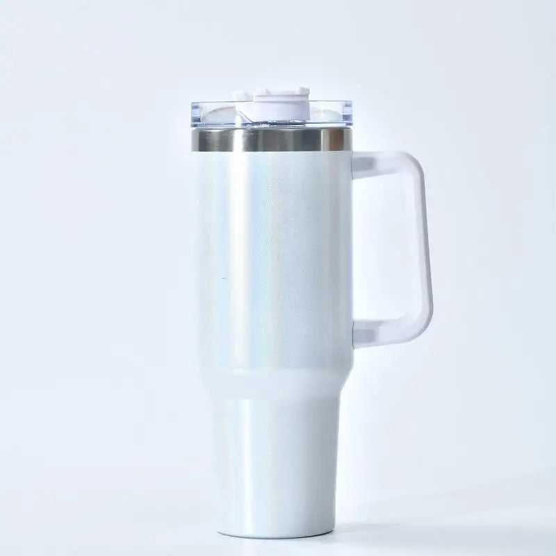 40 oz Glitter Sublimation Travel Tumbler