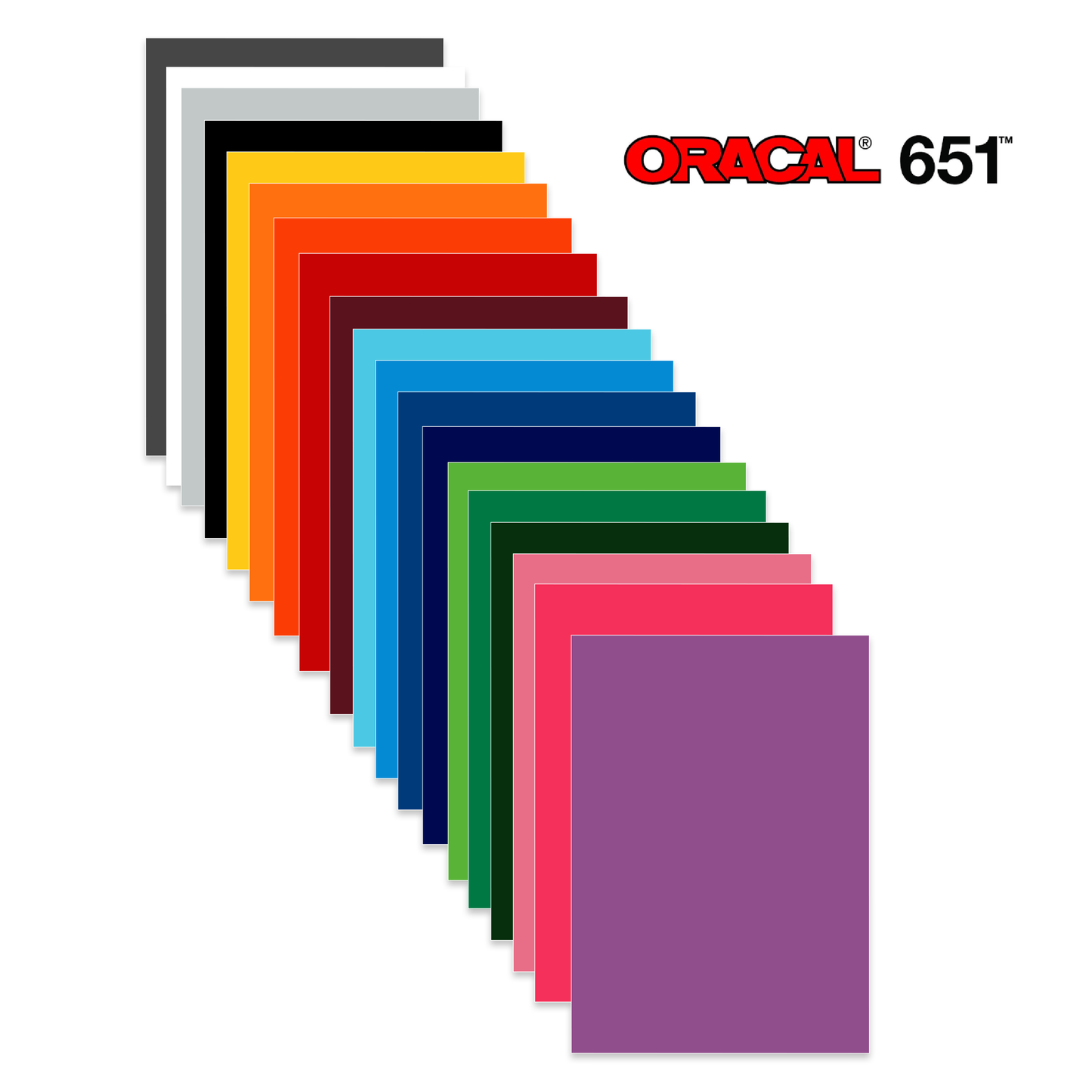 ORACAL® 651 12" X 24" SHEET