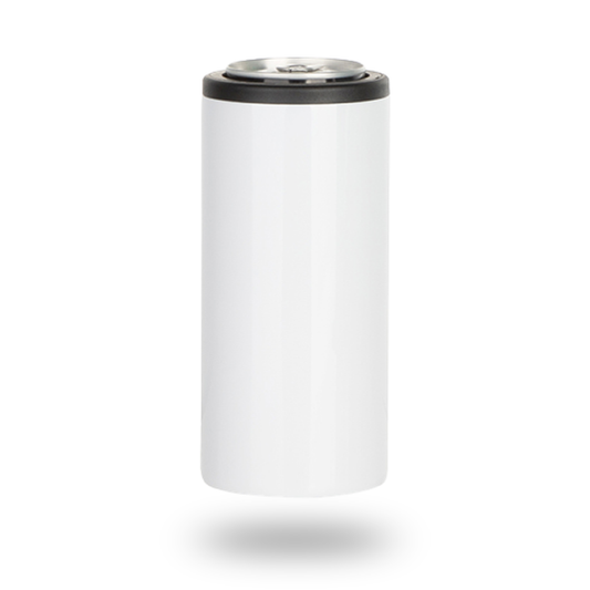 12 oz Blank Straight Sublimation Can Cooler