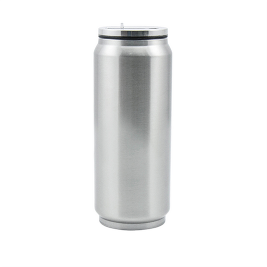 17 oz Stainless Steel Straight Soda Can