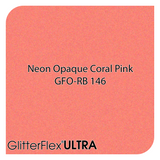 GlitterFlex® Ultra - Opaque Neon Rainbow - 12" x 10 Yards (30 Feet)